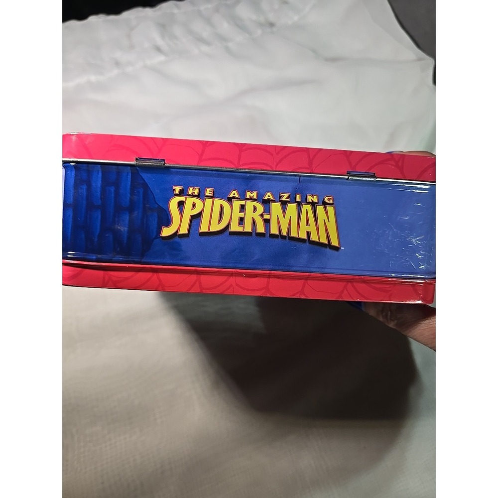 Spider-man ~3D‎ Edition ~Marvel Comics ~Tin Lunch Box GUC - Picture 5 of 11